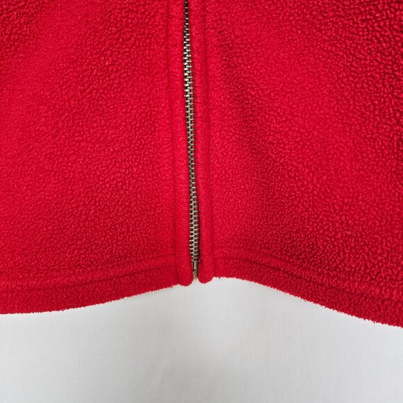 GAP Women's Red Fleece Zippered Jacket with Pockets, Size XS - Picture 11 of 16